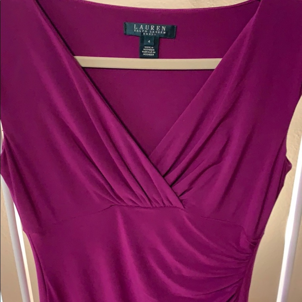 Ralph Lauren violet dress